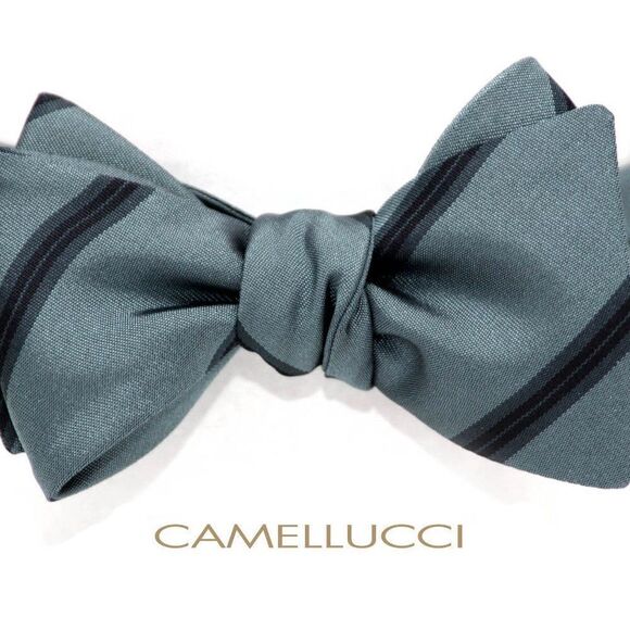 Men's Silk Bow tie Self-tied S485 - Picture 1 of 4